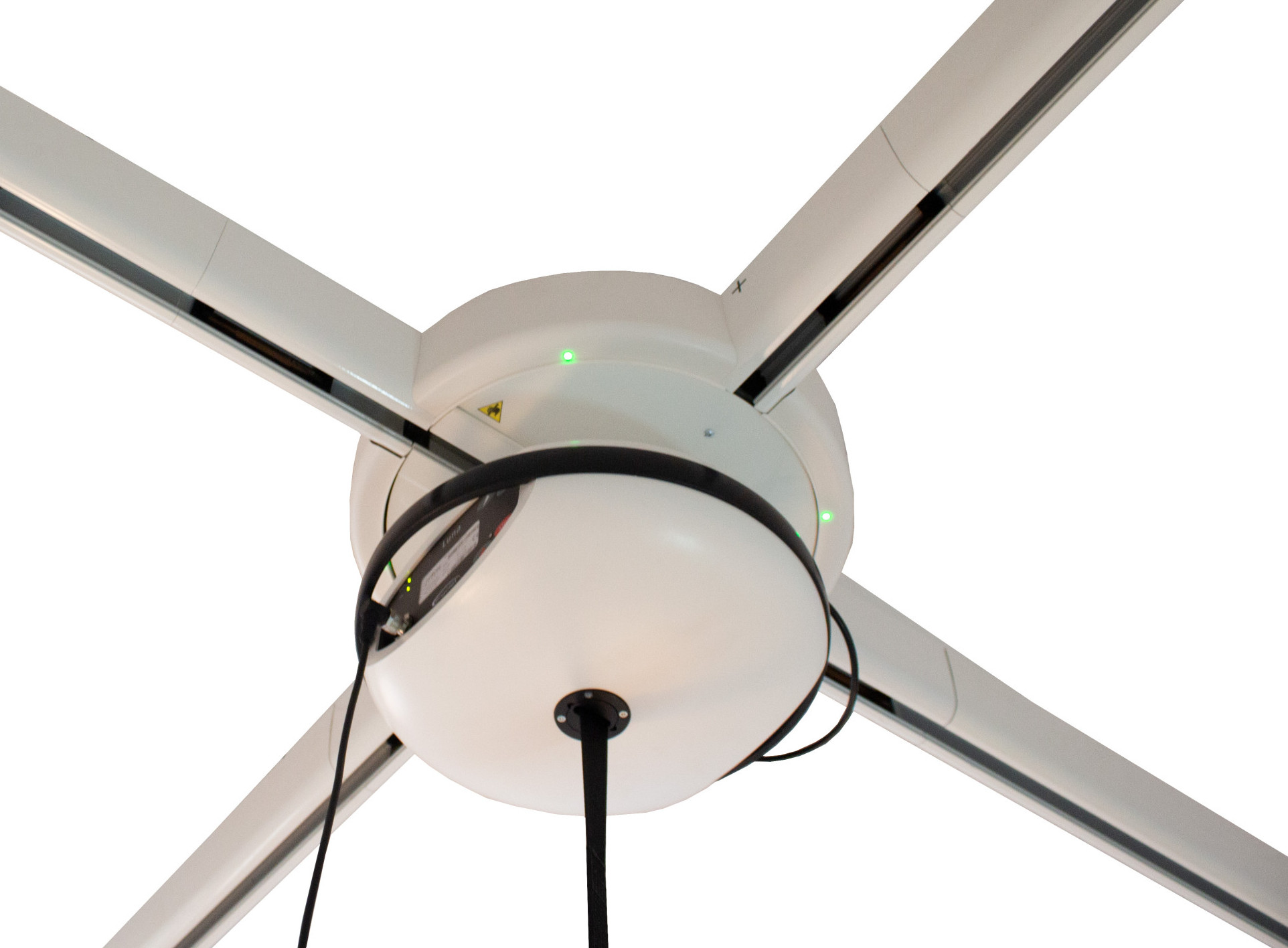 Powered turntable for LUNA ceiling lift